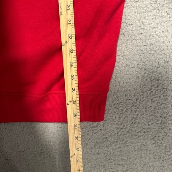 Men's Buffalo Bills Red Pullover Embroidered Hoodie Hoody Sweatshirt Size Large - Picture 9 of 11